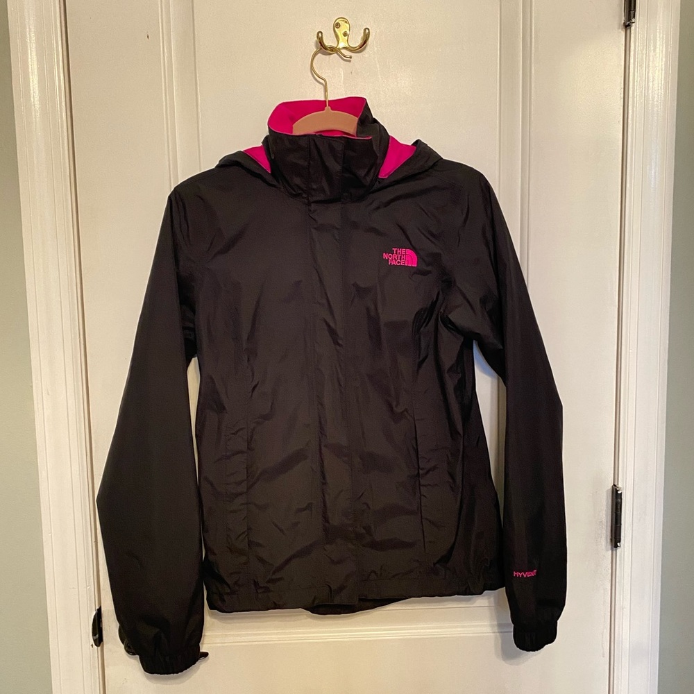 North Face raincoat
